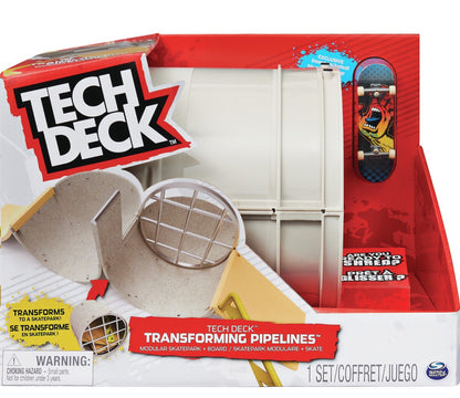 TECH DECK TRANSFORMING PIPELINE RAMP