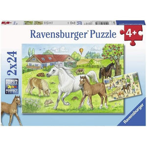 PUZZLE 2X24PC AT THE STABLES