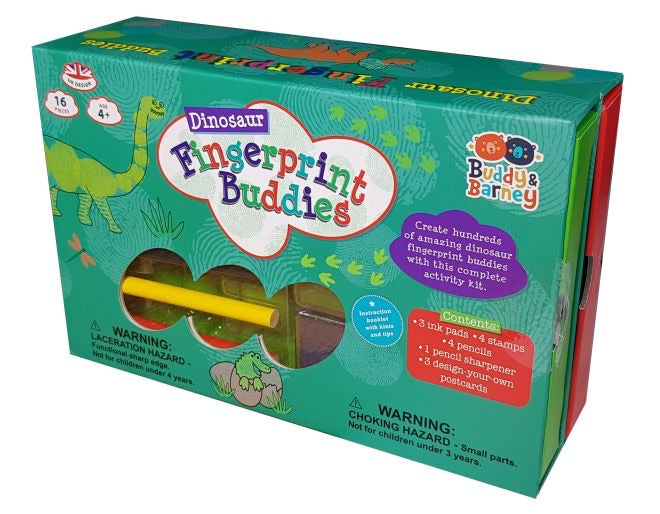 FINGERPRINT BUDDIES DINOSAUR DOUBLE DRAW