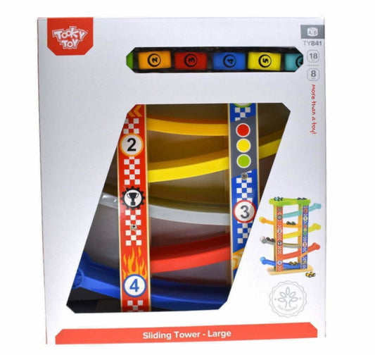 WOODEN SLIDING TOWER BIG