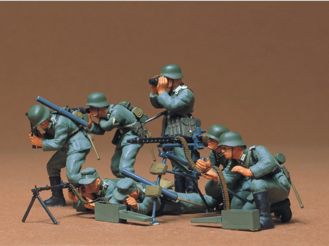 TAMIYA 1:35 GERMAN MACHINE GUN TROOPS