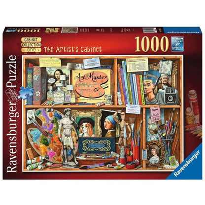 PUZZLE 1000PC THE ARTIST'S CABINET