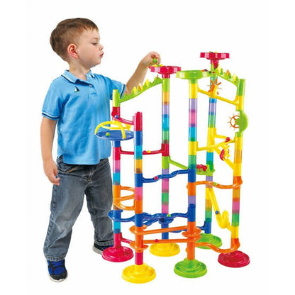PLAYGO MEGA MARBLE RACE 100PCS