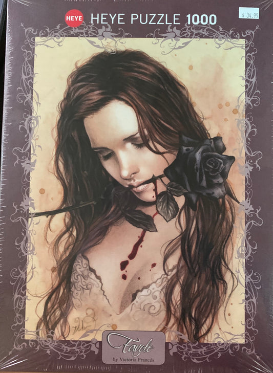 PUZZLE 1000PC HEYE FAVOLE DARK ROSE