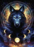 PUZZLE 500PC LUNAR WOLF