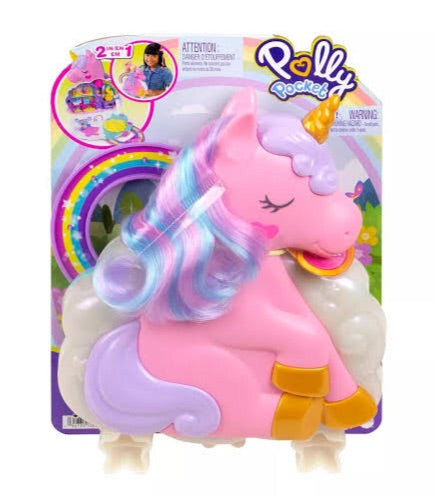 POLLY POCKET RAINBOW UNICORN SALON