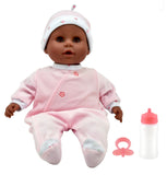 DW DOLL LITTLE POPPET 38CM PINK ETHNIC