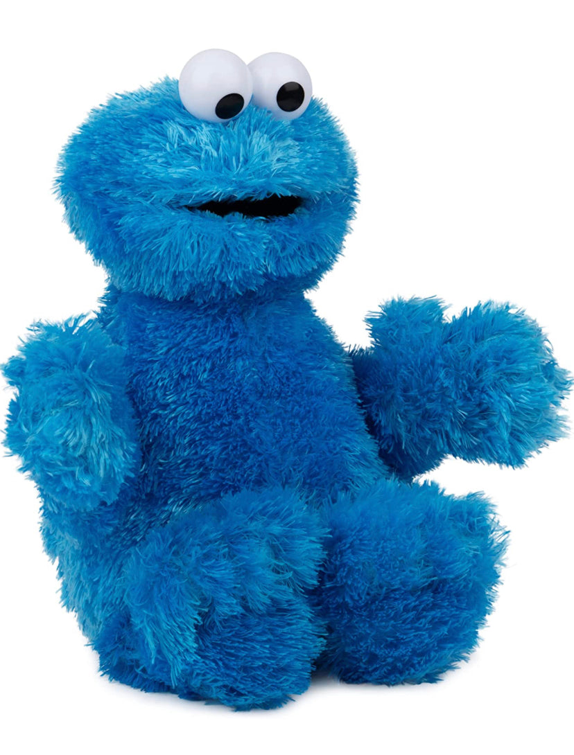 PLUSH SES COOKIE MONSTER 25CM