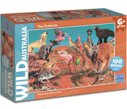 PUZZLE 100PC WILD AUST THE OUTBACK