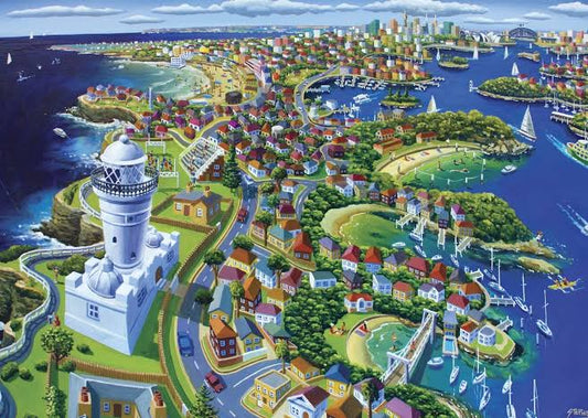PUZZLE 1000PC BOPAL MACQUARIE LIGHTHOUSE