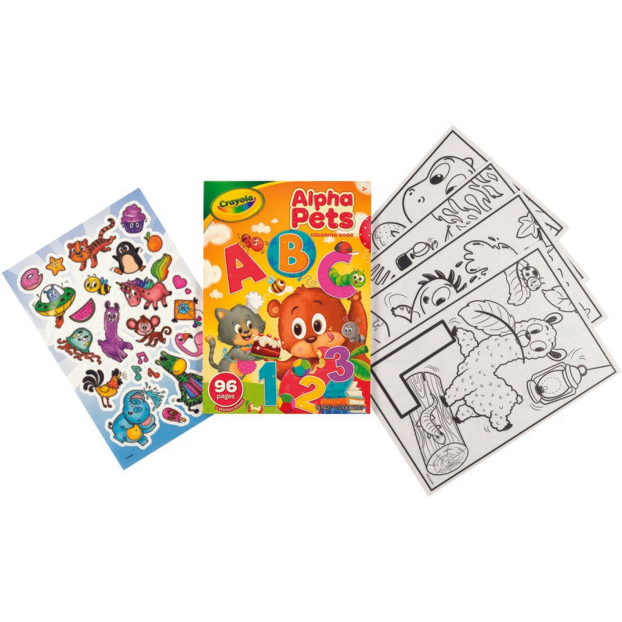 Crayola Coloring Book Alpha Pets