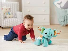 VTECH CRAWL WITH ME ELEPHANT BLUE