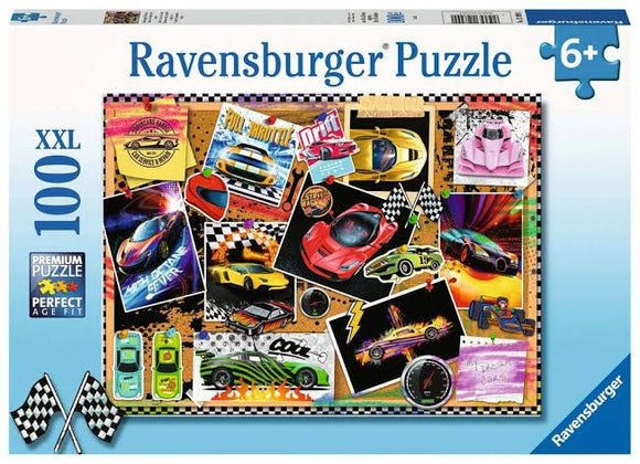 PUZZLE 100PC DREAM CARS