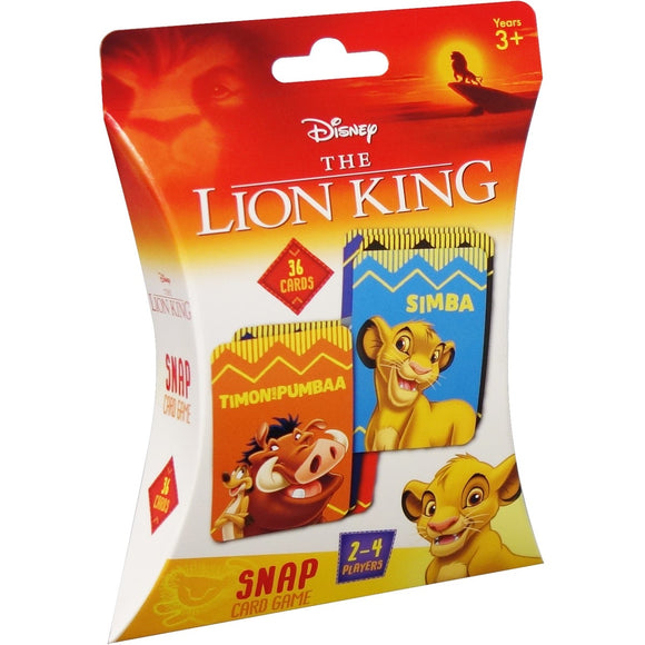 CARD GAME SNAP LION KING