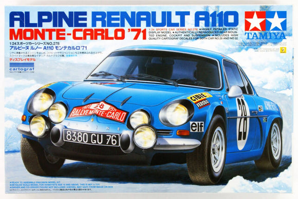 TAMIYA 1:24 ALPINE A110 MONTE CARLO 71