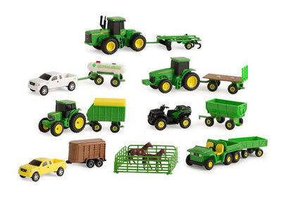 JD FARM TOY SET VEHICLE VALUE SET