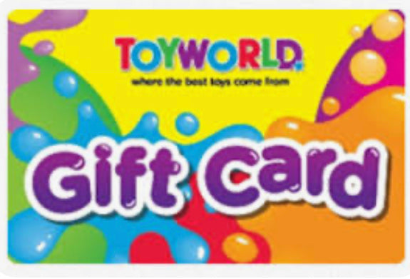 $50.00 TOYWORLD GIFT CARD