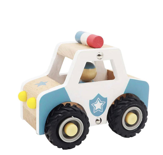 WOODEN POLICE CAR CALM & BREEZY