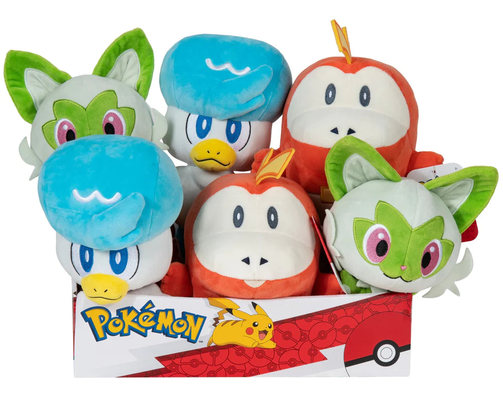 Pokemon 8" Generations Ix Plush Asstd