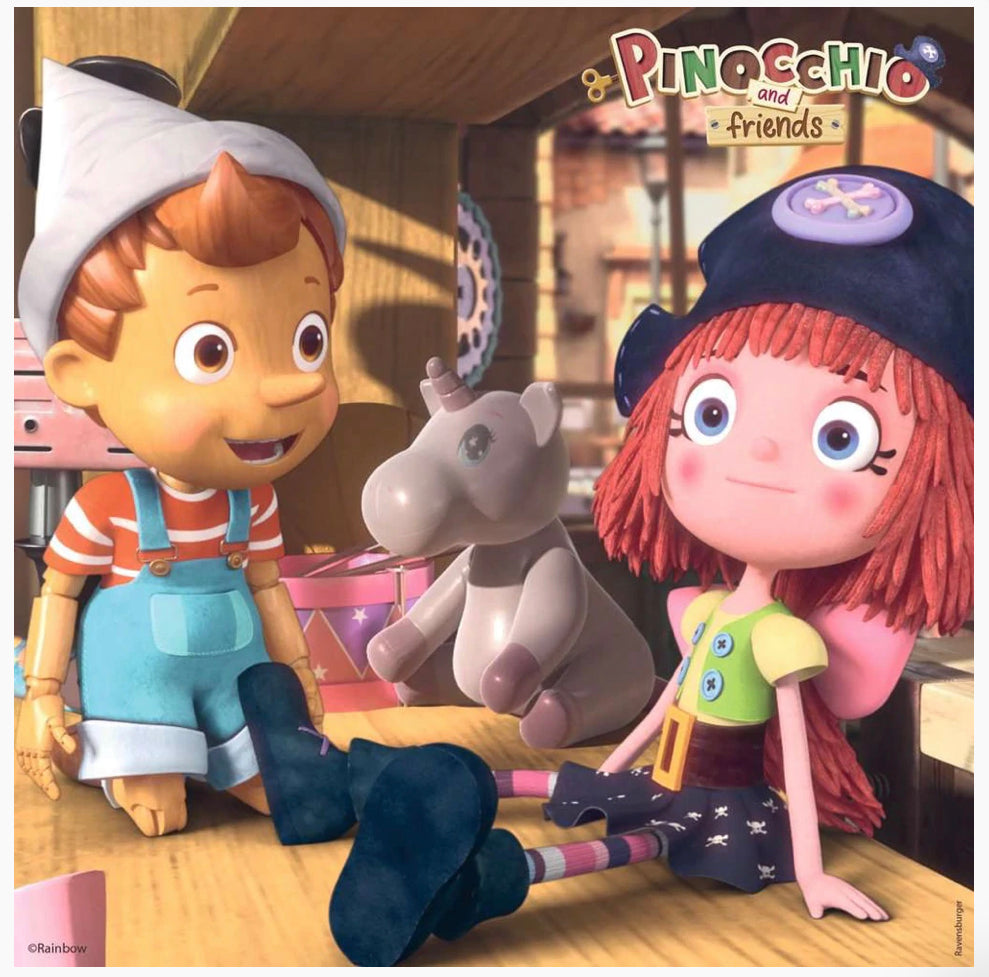 Puzzle 3X49Pc Pinocchio