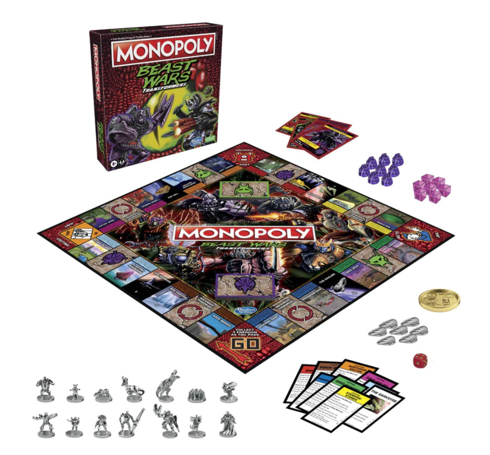 GAME MONOPOLY TRANSFORMERS COLLECTORS