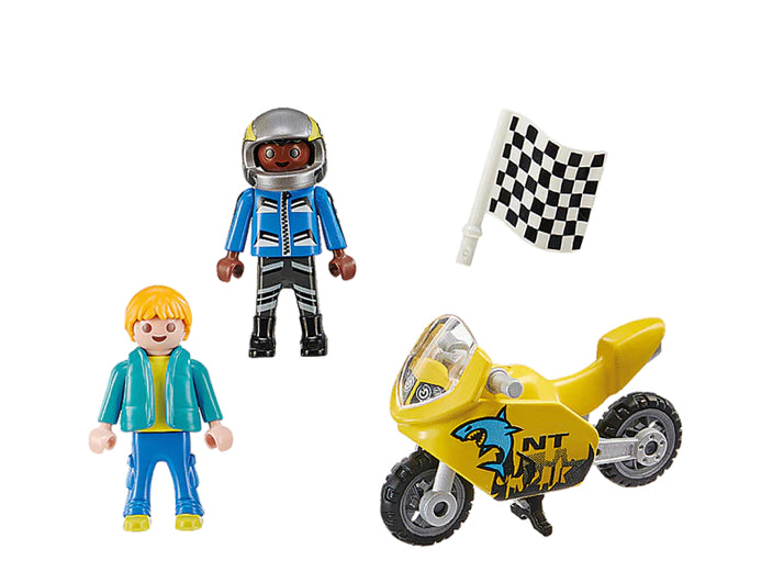 PLAYMOBIL 70380 BOYS W MOTORCYCLE