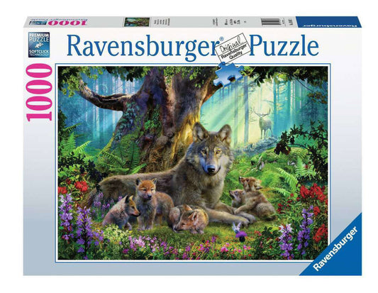 Puzzle 1000Pc Wolves In The Forest