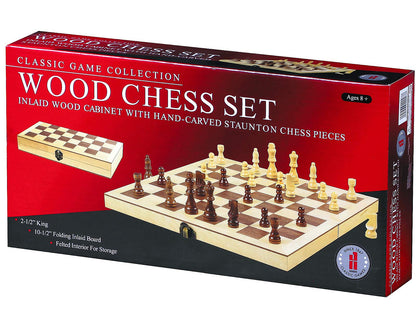 GAME CLASSIC CHESS WOOD SET LARGE