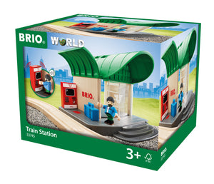 BRIO TRAIN STATION 4 PC