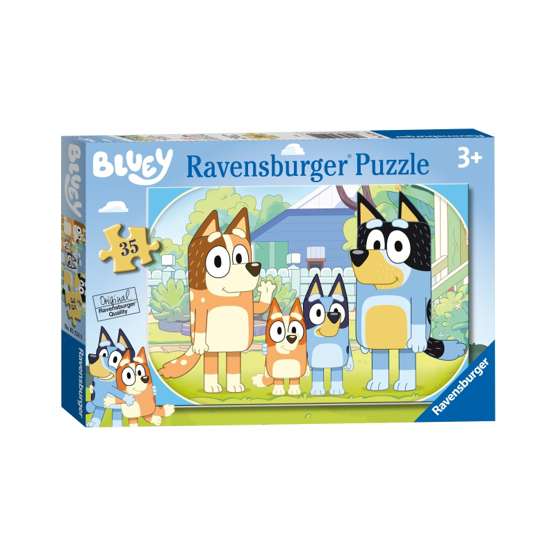 PUZZLE 35PC BLUEY FAMILY TIME