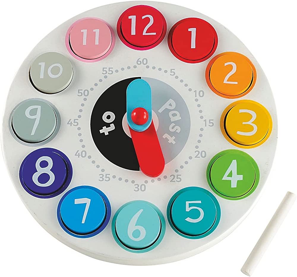 Elc Wooden Teaching Clock