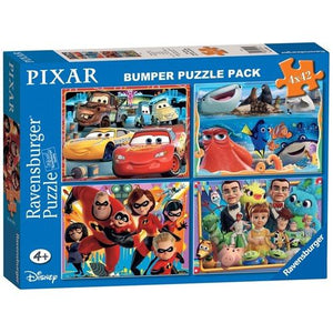 PUZZLE 4X42PC DISNEY PIXAR BUMPER PACK