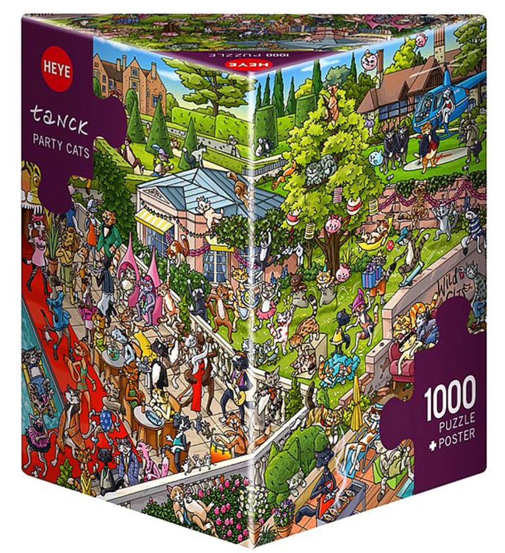 PUZZLE 1000PC HEYE TANCK PARTY CATS