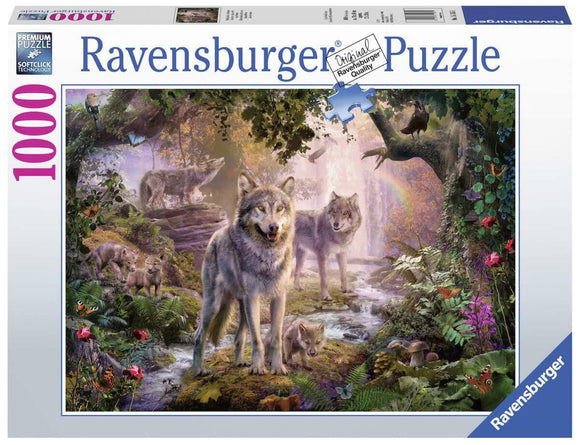 PUZZLE 1000PC SUMMER WOLVES