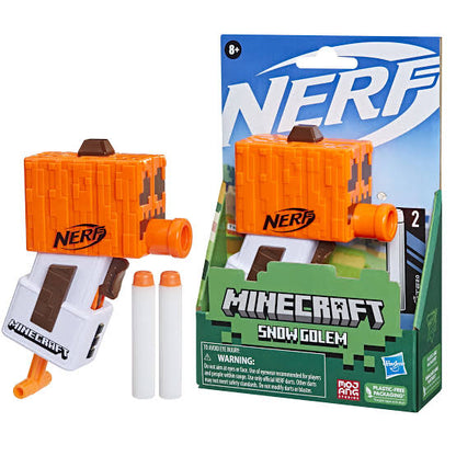 NERF MS MINECRAFT SNOW GOLEM