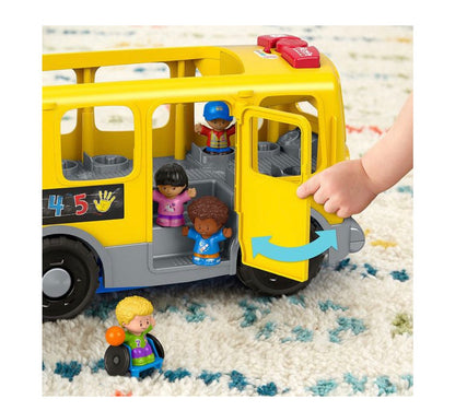 F/P LP YELLOW SCHOOL BUS PULL ALONG