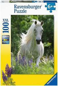 PUZZLE 100PC HORSE IN FLOWERS