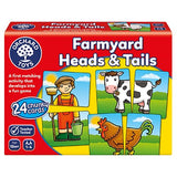 ORCHARD TOYS FARMYARD HEADS & TAILS