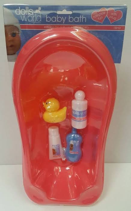 DW DOLL BABY BATH W ACCESSORIES