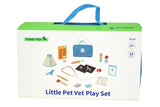 WOODEN LITTLE PET VET SET IN CARRY BAG