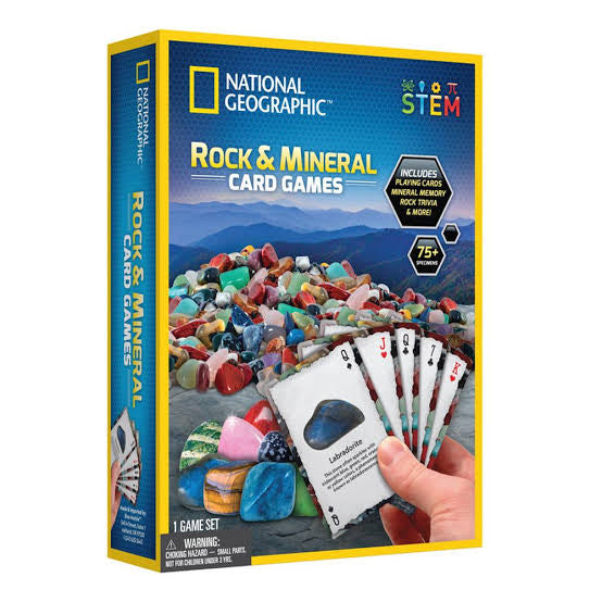 Smart Card With Rocks NG ROCK & MINERAL CARD GAME