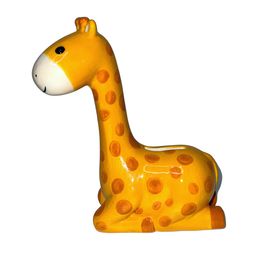 MONEY BOX SITTING GIRAFFE