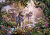 PUZZLE 1000PC SUMMER WOLVES