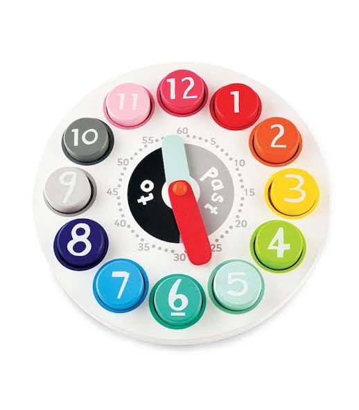 Elc Wooden Teaching Clock