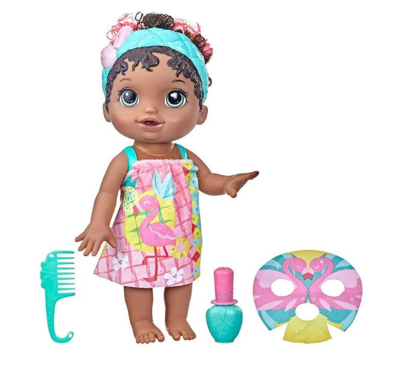 Ba Baby Alive Glam Spa Baby Black Hair