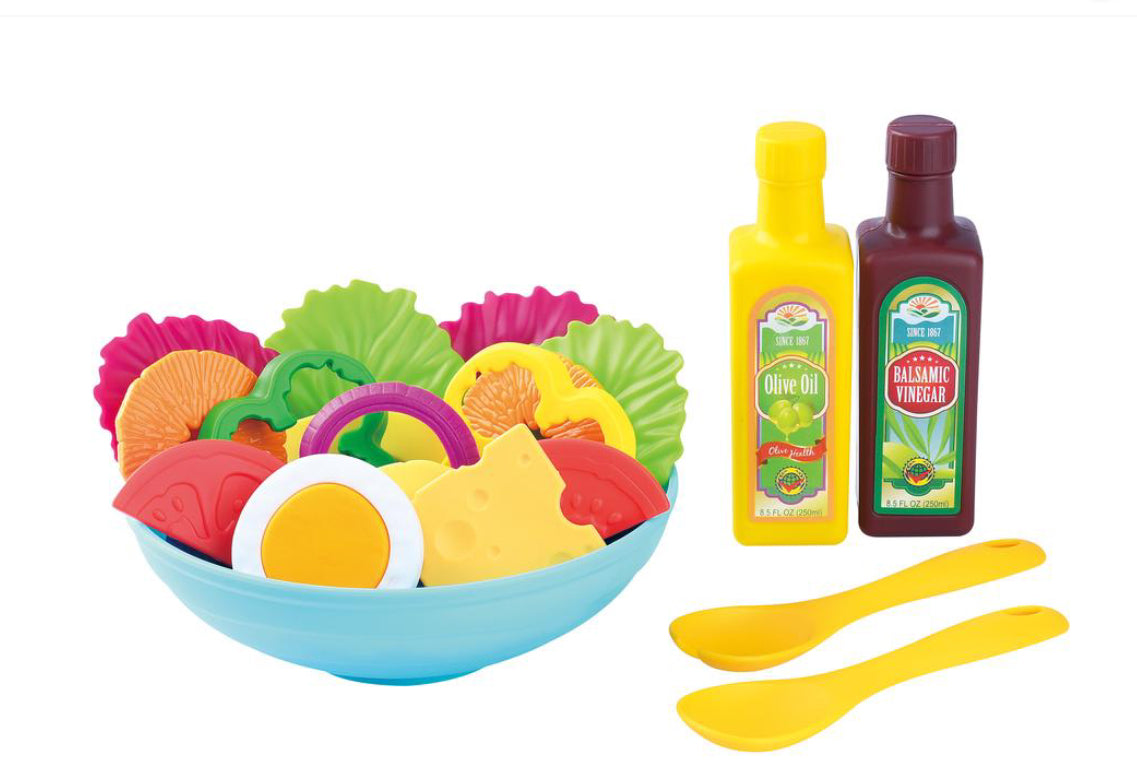 PLAYGO PLASTIC MIXED SALAD SET