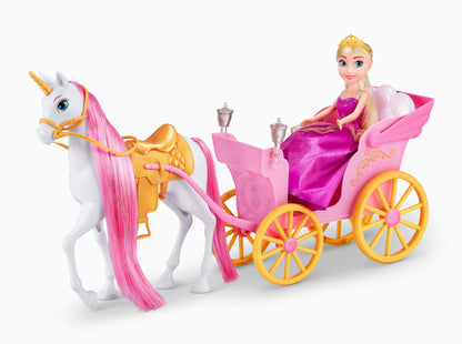 Sparkle Girlz Doll With Horse & Carriage