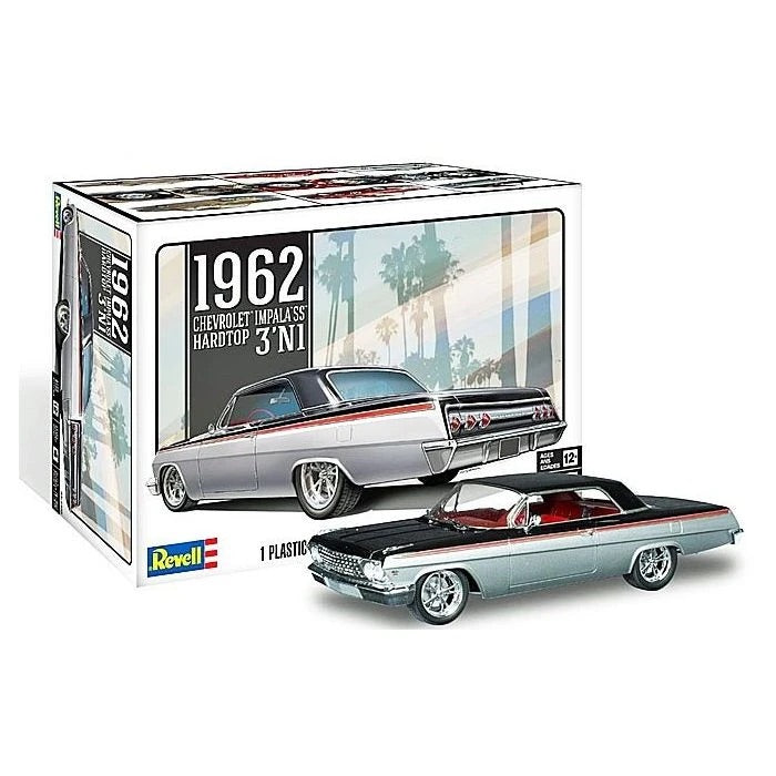 REVELL 1:25 CHEVY IMPALA '62 HARDTOP