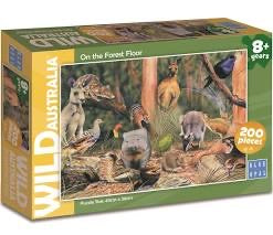 PUZZLE 200PC WILD AUST ON THE FOREST FLO