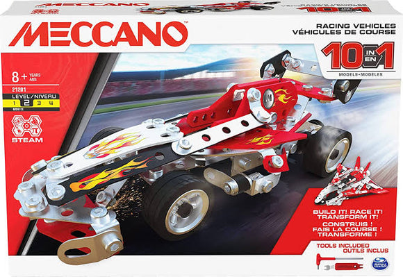 MECCANO 10 IN 1 RACING VEHICLES